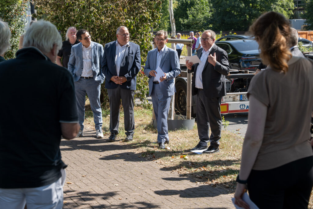 Minister Krischer berichtet über das Mobilitätsprojekt